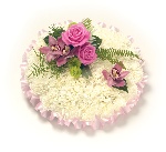 Carnation Posy Pink and White