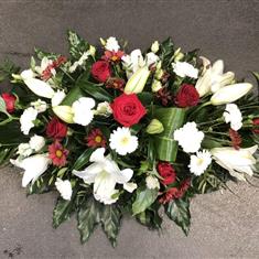 Mixed Seasonal Red and White Double Ended