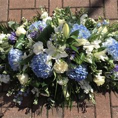 Blue and White Double Ended