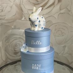 Blue Bunny Nappy Gift Set