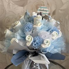 Blue Nappy Bouquet 